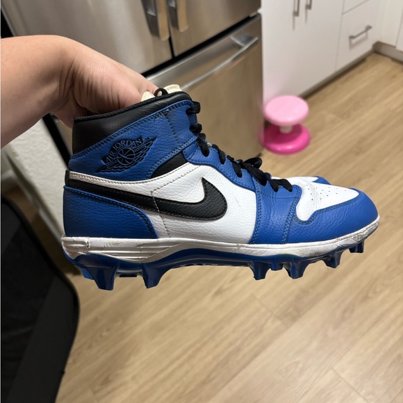 Jordan retro 1 high blue cleats - Picture 6 of 9
